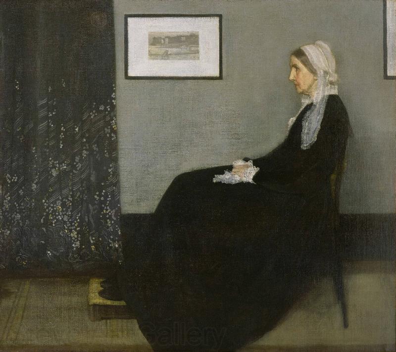 James Mcneill Whistler Whistlers Mother Norge oil painting art